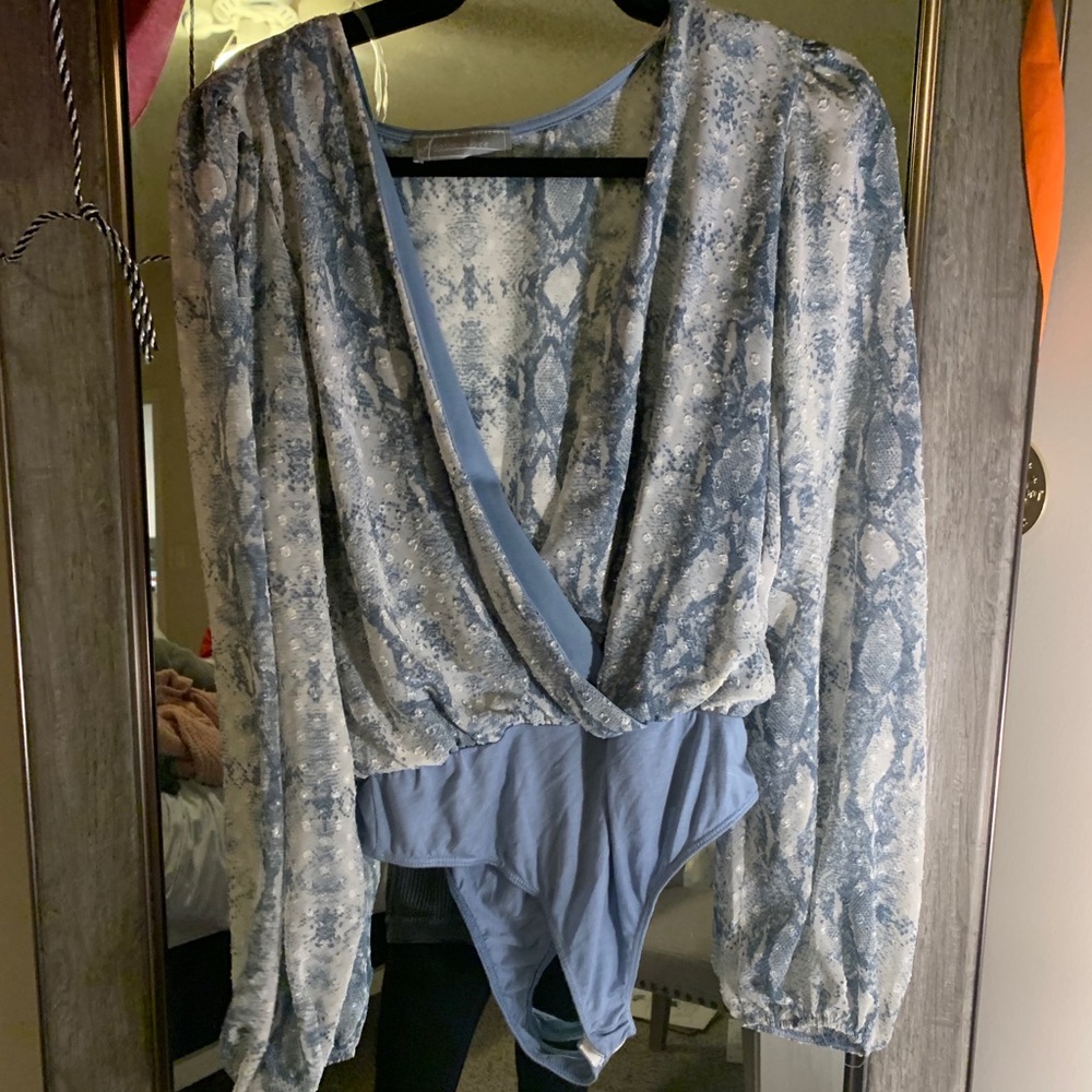 Snakeskin bodysuit